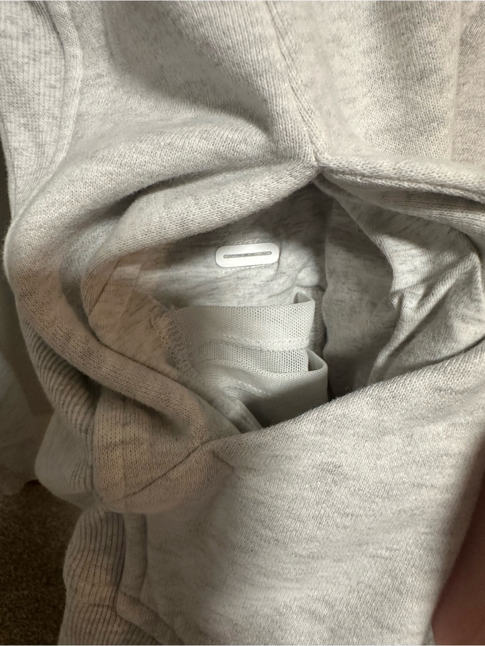 lululemon athletica Heather Light Gray Full-Zip Scuba Utility Jacket - Picture 4 of 16